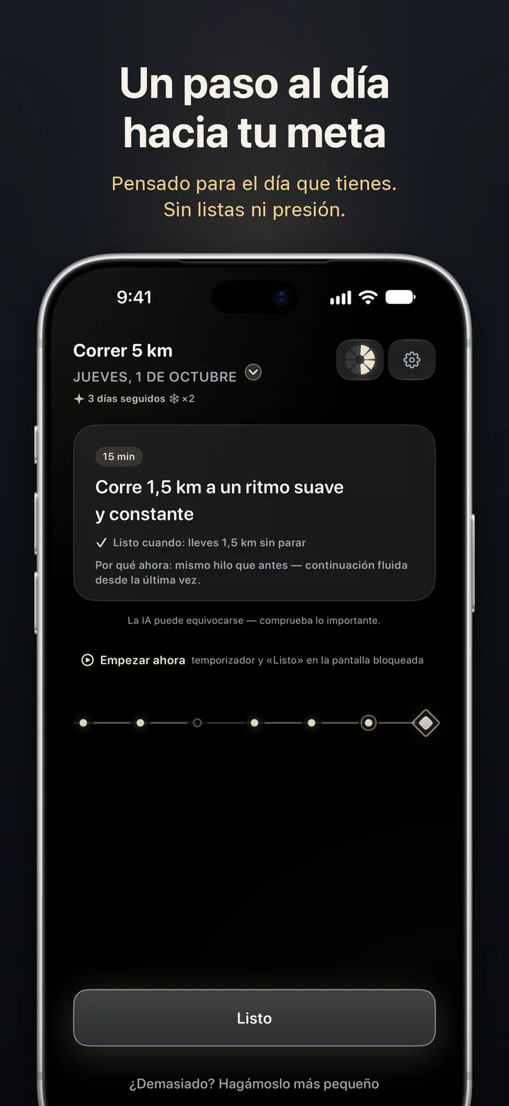 Aimora: un paso al día hacia tu meta