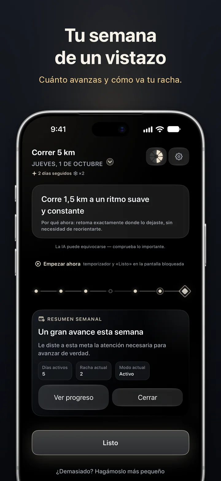 Aimora: tu semana de un vistazo