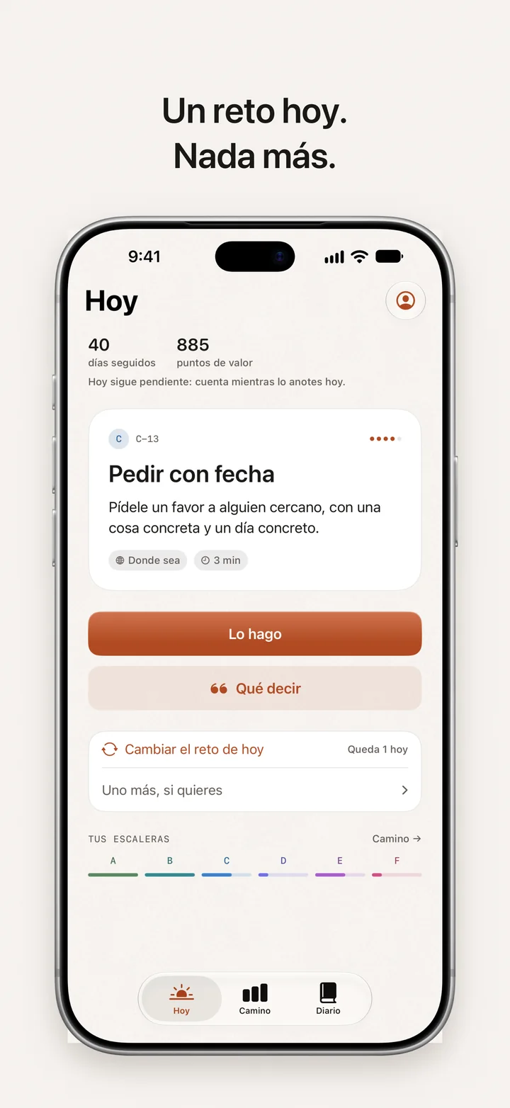 DayDare: un reto hoy, nada más