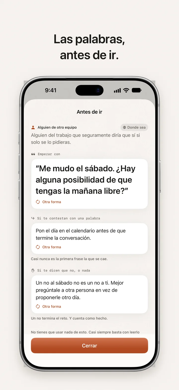 DayDare: las palabras, antes de salir