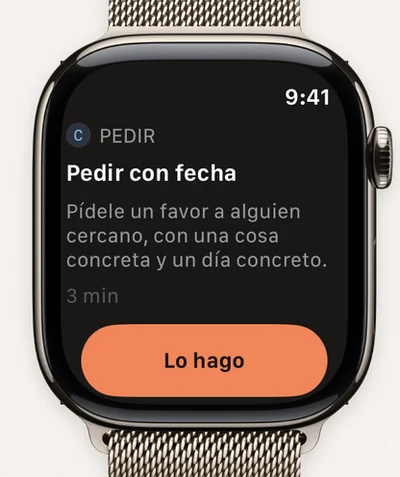 DayDare en el Apple Watch: el reto de hoy con el botón «Lo hago»