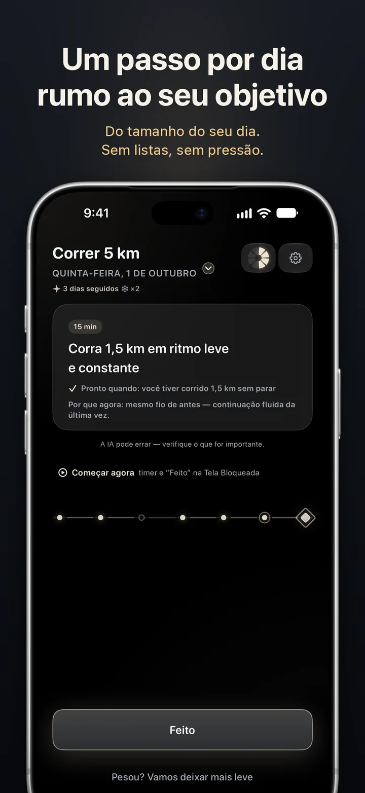 Aimora: um passo por dia rumo à sua meta