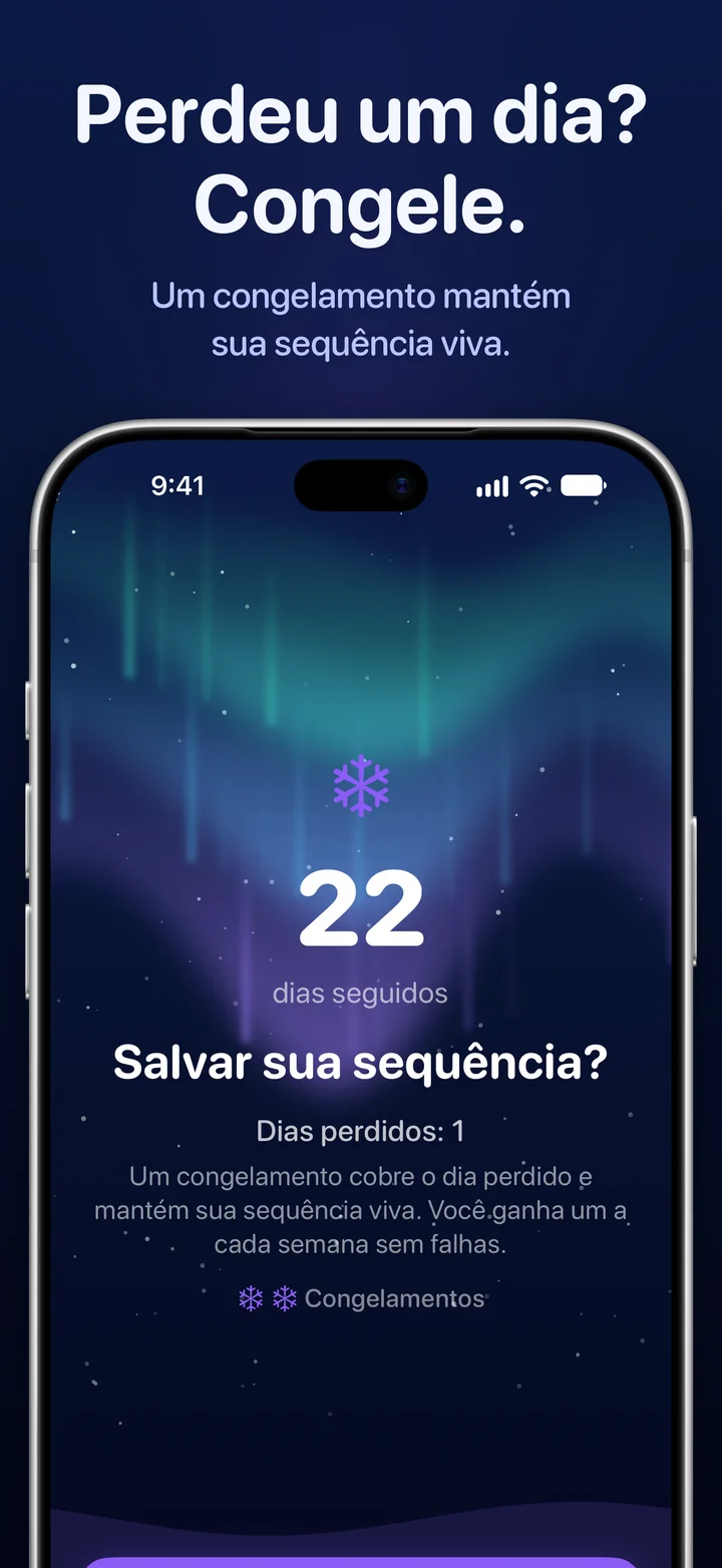 O Ripply oferece um congelamento para salvar uma sequência de 22 dias depois de um dia perdido