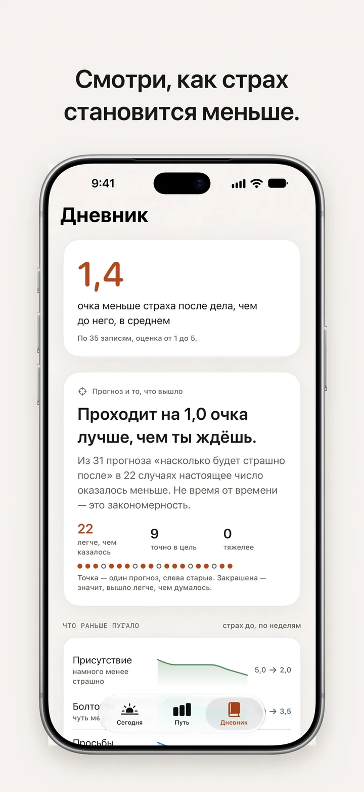 DayDare: смотри, как страх становится меньше