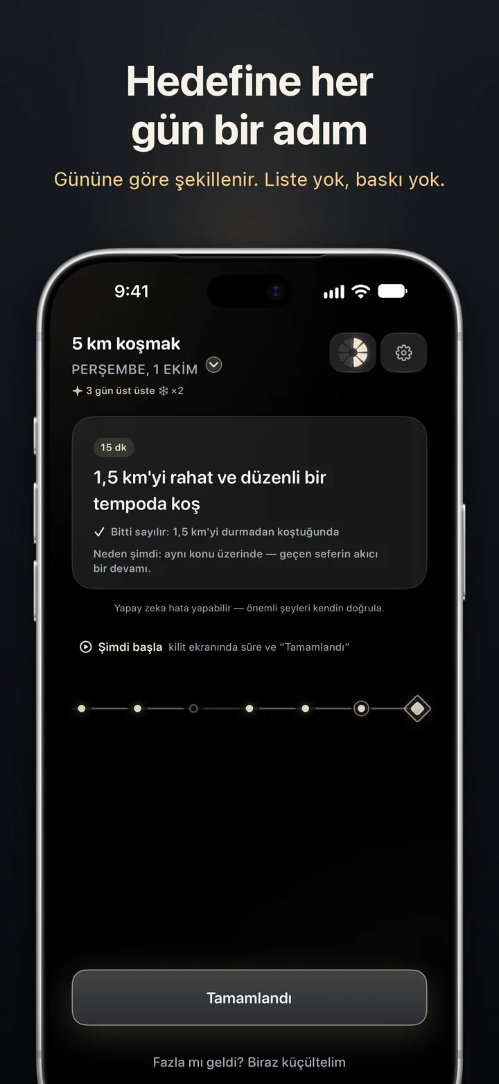Aimora: hedefine doğru her gün bir adım